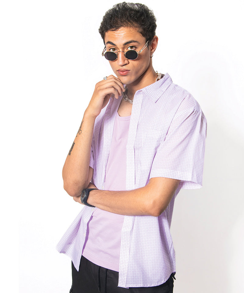 Lilac Delight  - Oversized Shirt