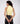 Ribbed Collar Sleeveless Top - Lemon - TheBTclub