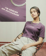 I'm cooler on Instagram - Crop top - TheBTclub