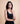 Ribbed Narrow Shoulder Drawstring Dress - Black - TheBTclub