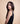 Ribbed Narrow Shoulder Drawstring Dress - Black - TheBTclub