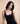 Ribbed Narrow Shoulder Drawstring Dress - Black - TheBTclub