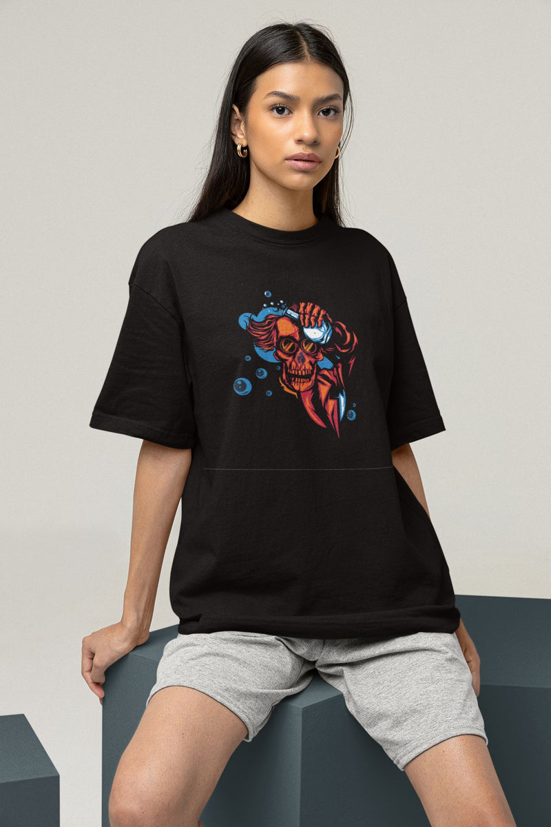 Skull-  Oversized T-shirt