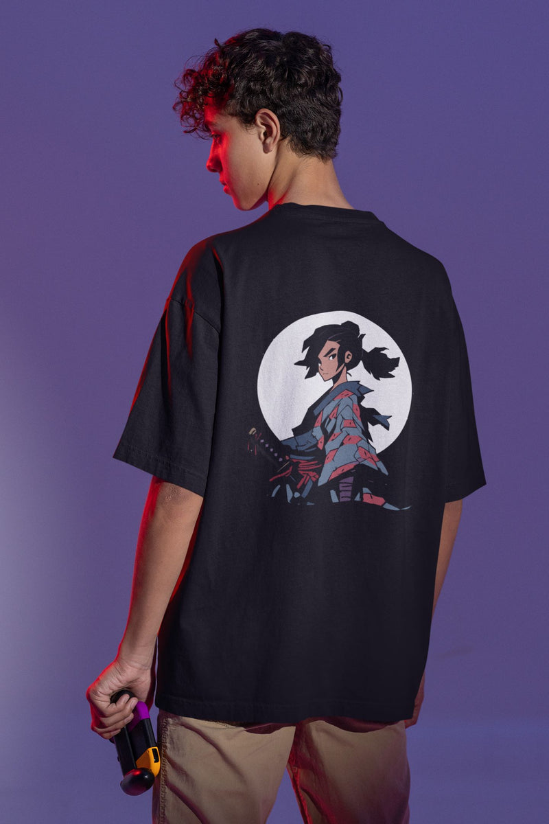 Moonlight samurai -  Oversized T-shirt