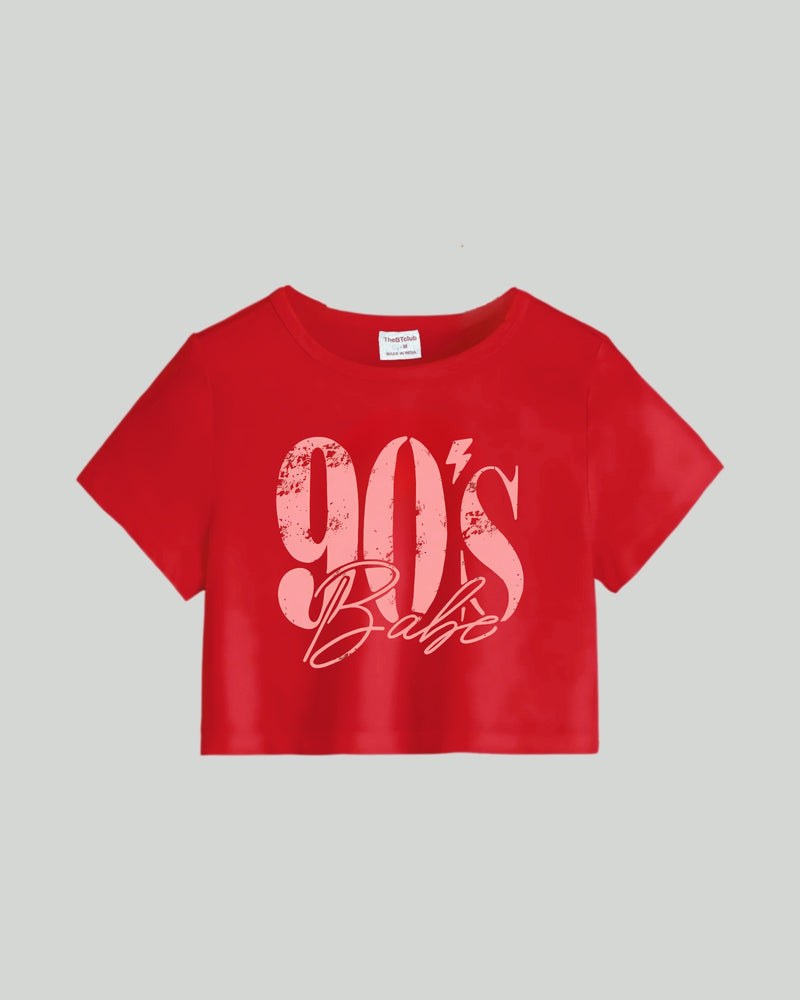 90's vibes - Crop Co-ord Set