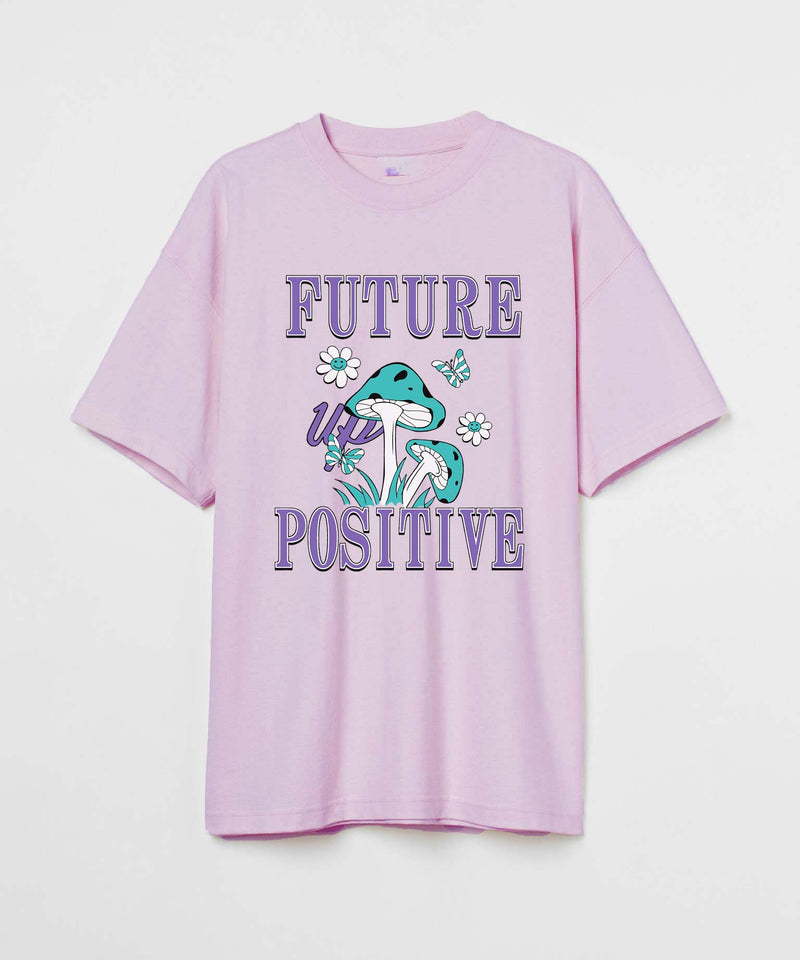 Future is positive - Oversized T-shirt