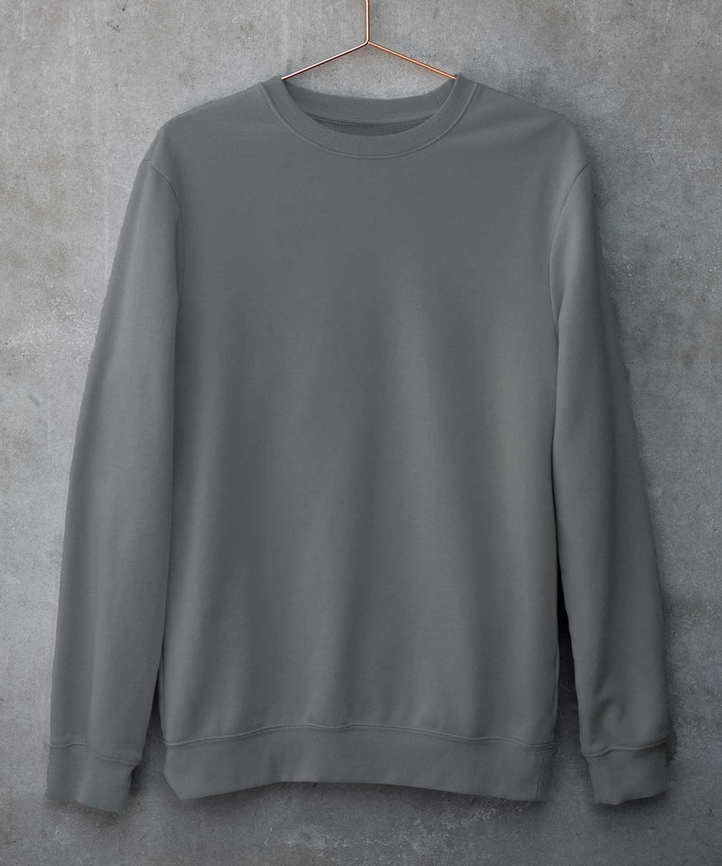 Dark grey - Basic Sweatshirt