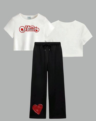 Heart - Crop Co-ord Set
