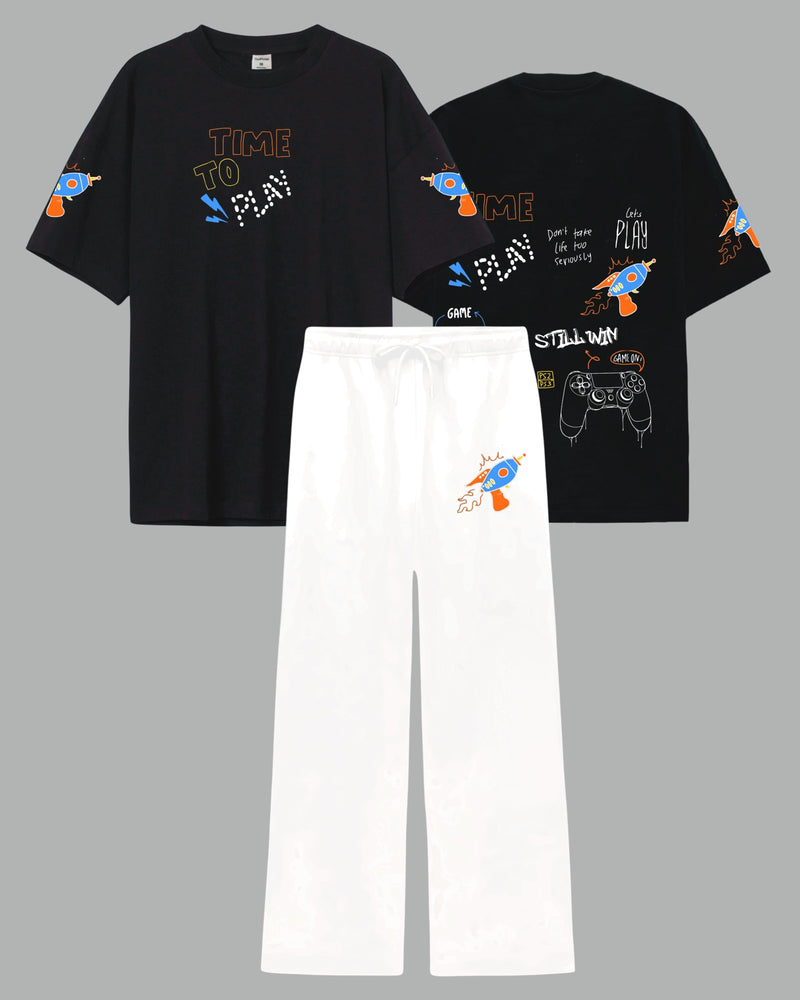 Time to play - Straight Fit Co-ord Set