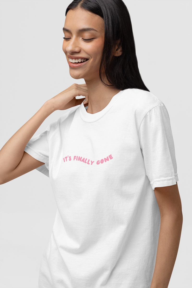 It’s finally gone  - Oversized T-shirt