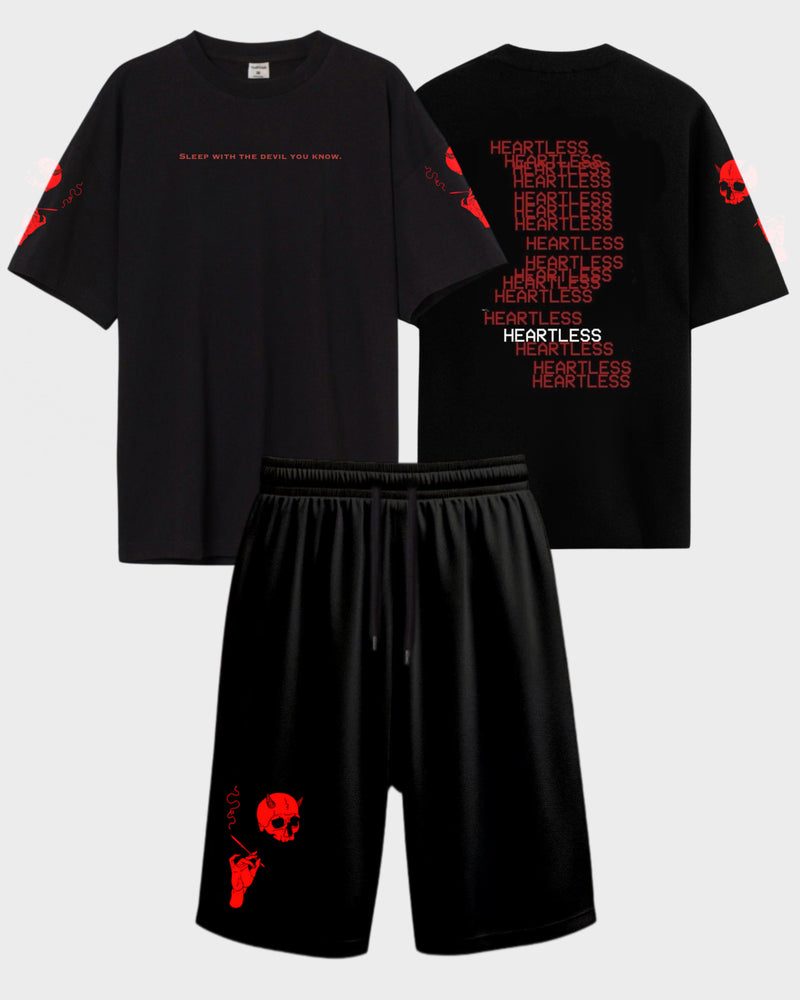 Heartless - Shorts Co-ord Set