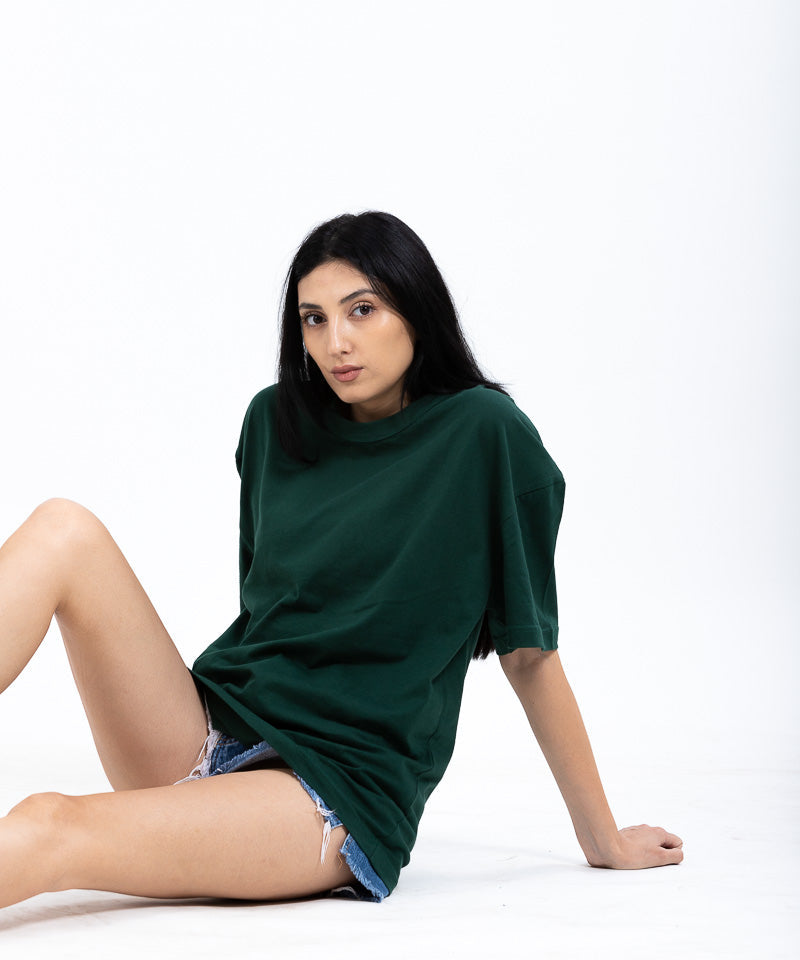 Dark green - Oversized T-shirt