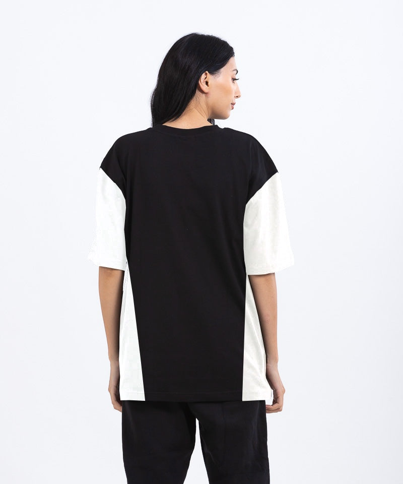 Dual Tone - Black - Oversized T-shirt