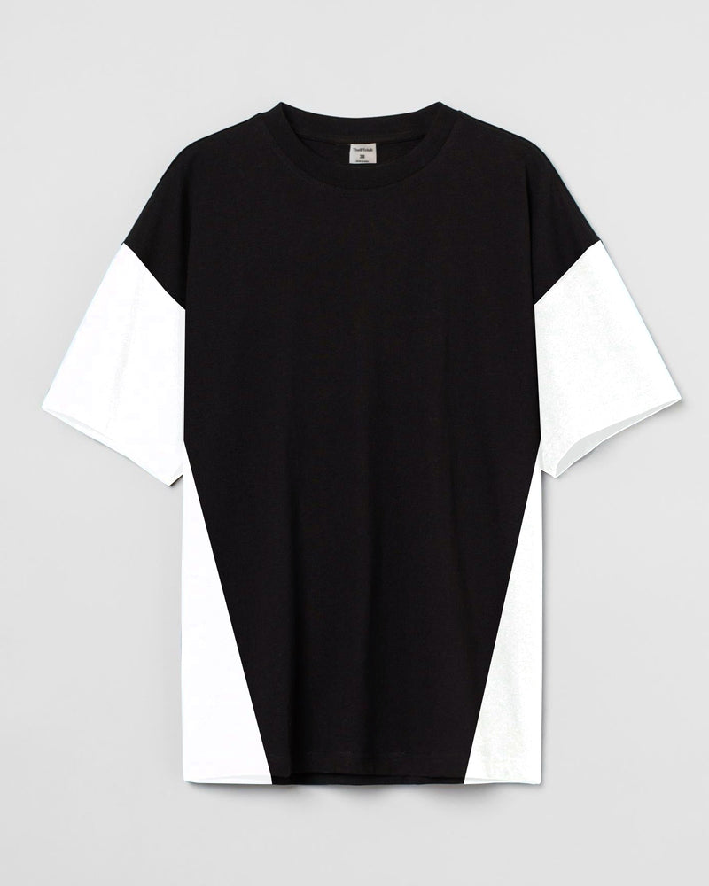 Dual Tone - Black - Oversized T-shirt