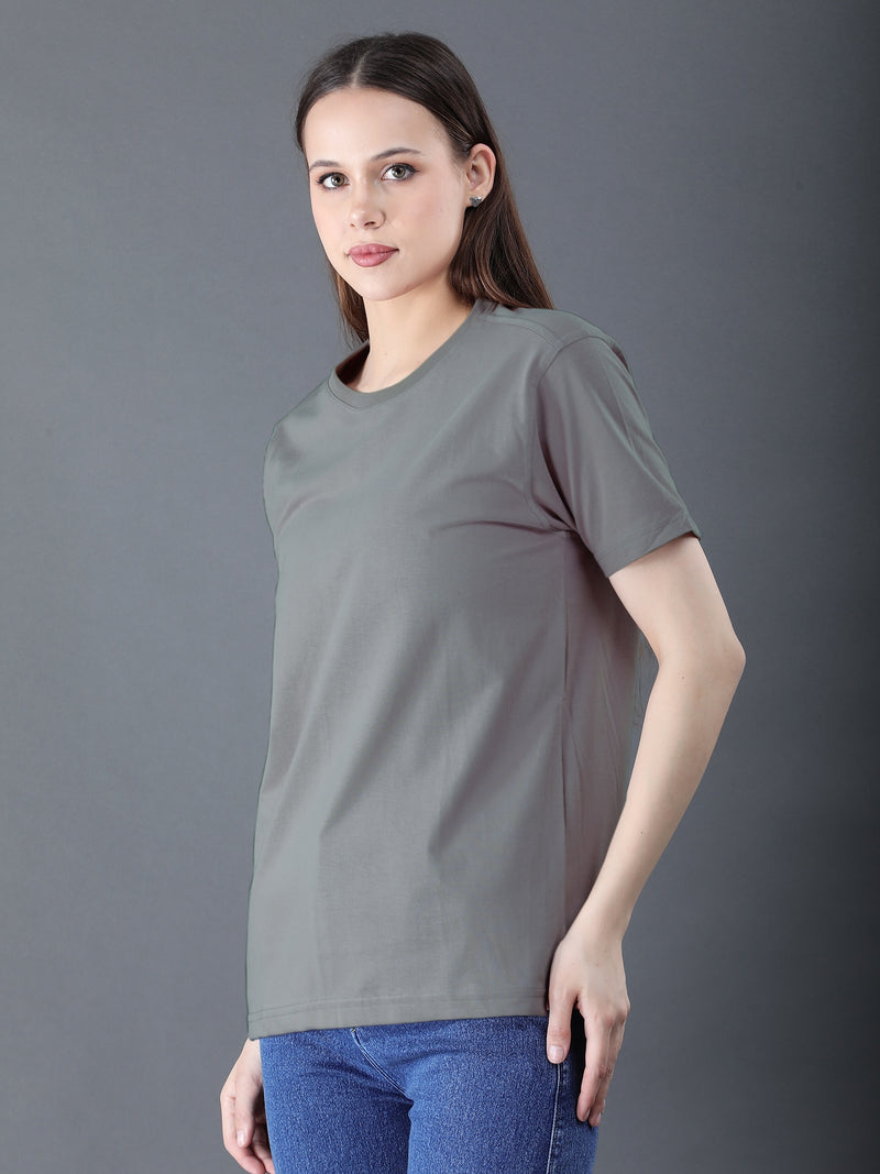 Grey - Bamboo Cotton T-shirt