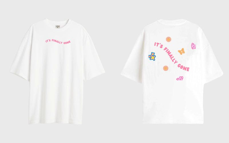 It’s finally gone  - Oversized T-shirt