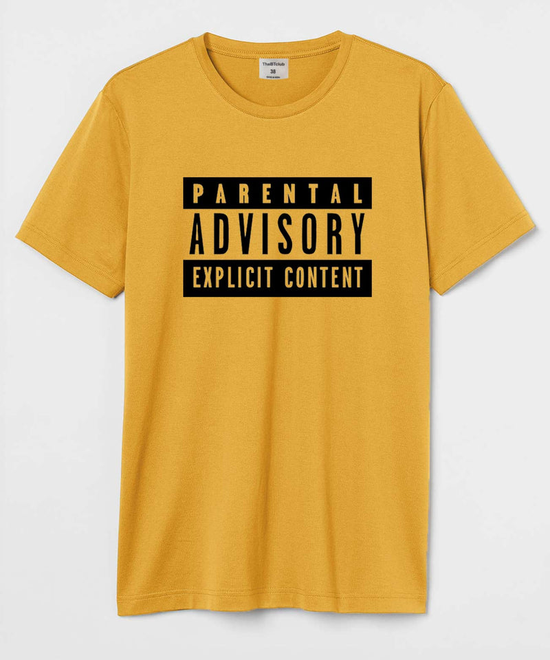 Parental Advisory - Round neck t-shirt