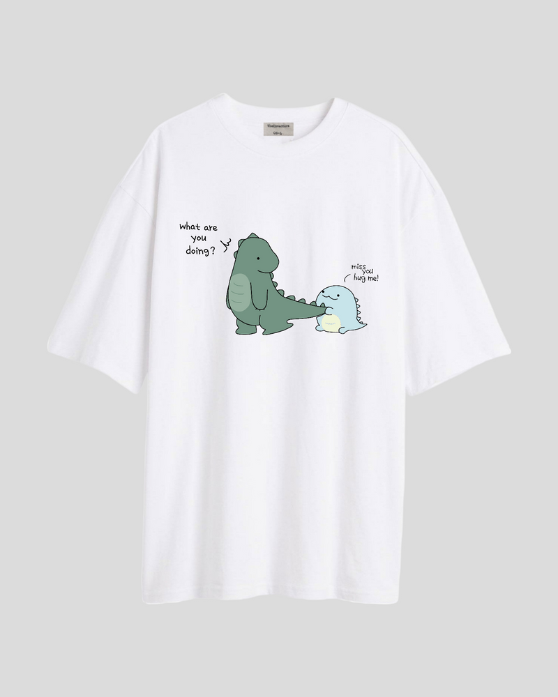 What are you doing? - Oversized T-shirt