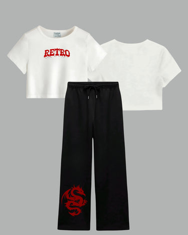 Retro - Crop Co-ord Set
