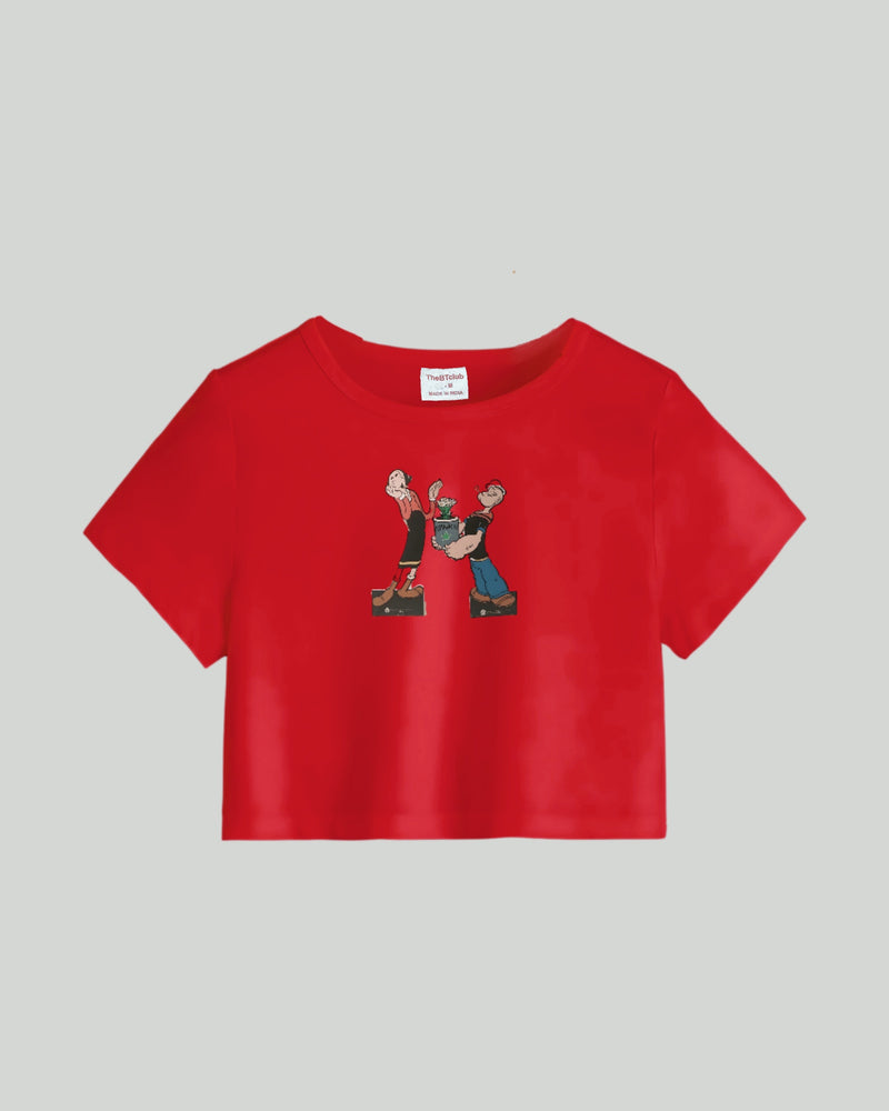 Sailer Punch - Crop Top