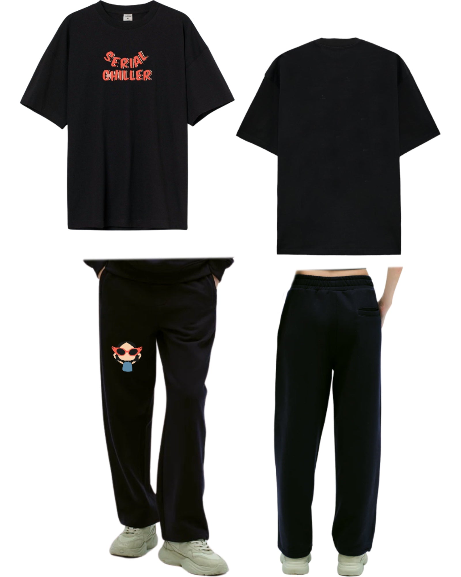 Serial Chiller - Straight Fit Co-ord Set β TheBTclub