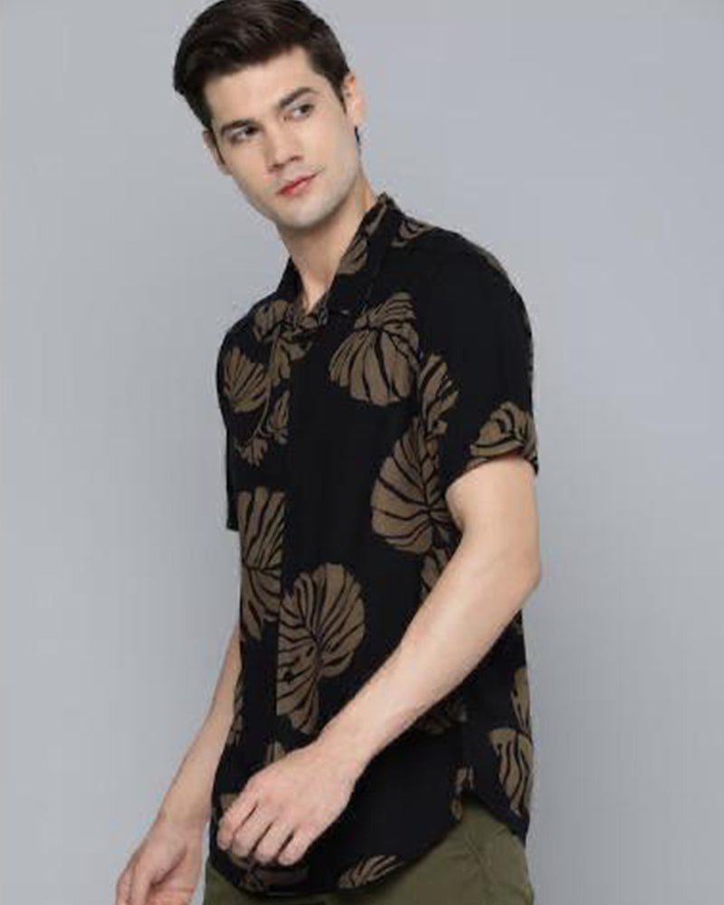 Midnight Foliage - Regular Fit Shirt