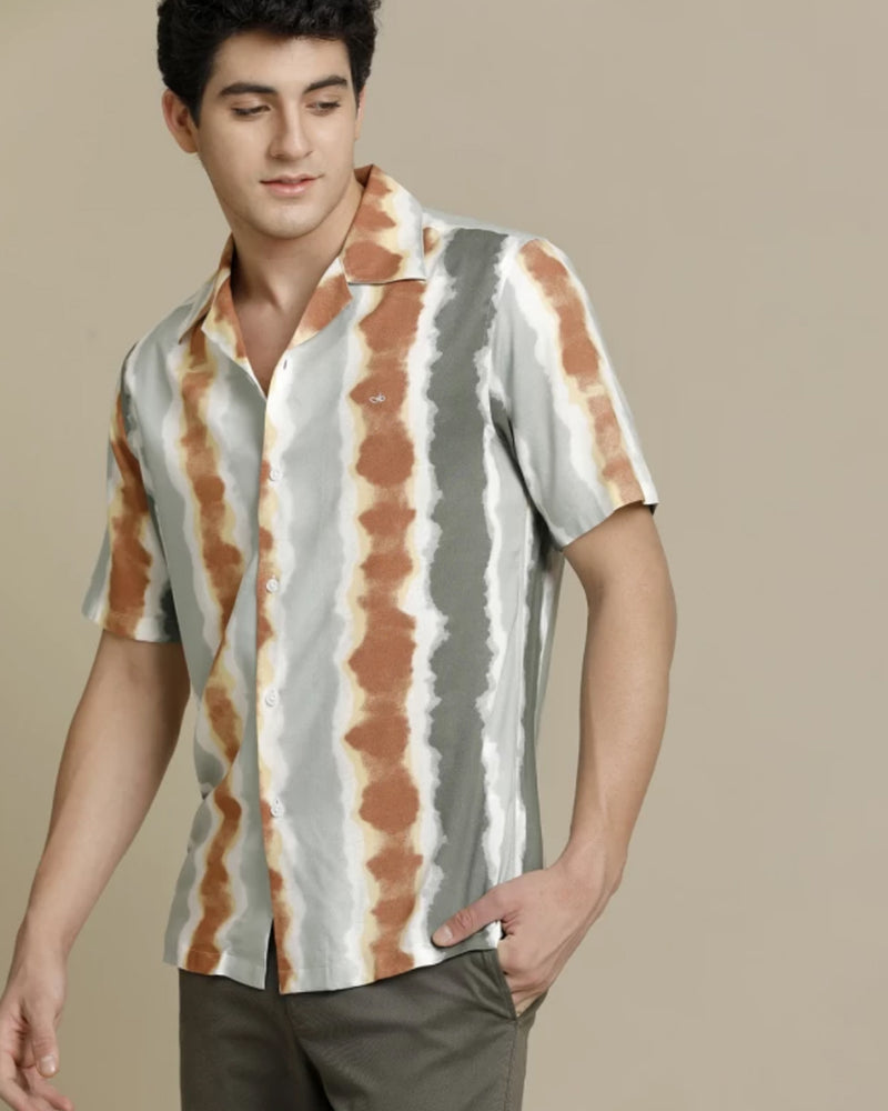 Earthen Hues - Regular Fit Shirt
