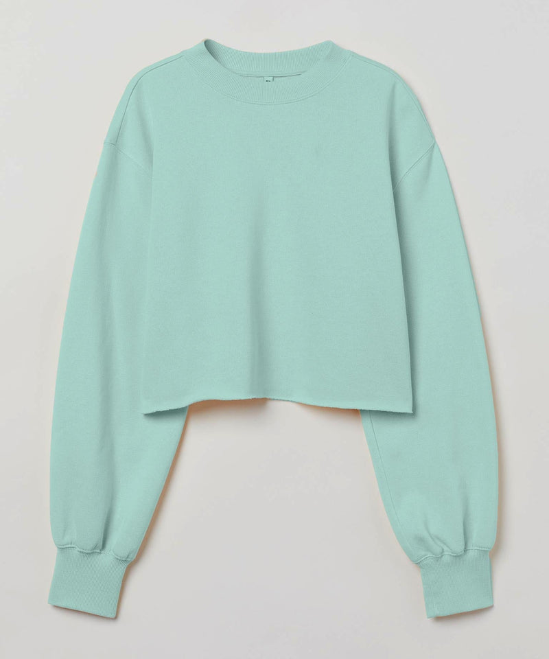 Tame teal - Basic - Crop Sweatshirt