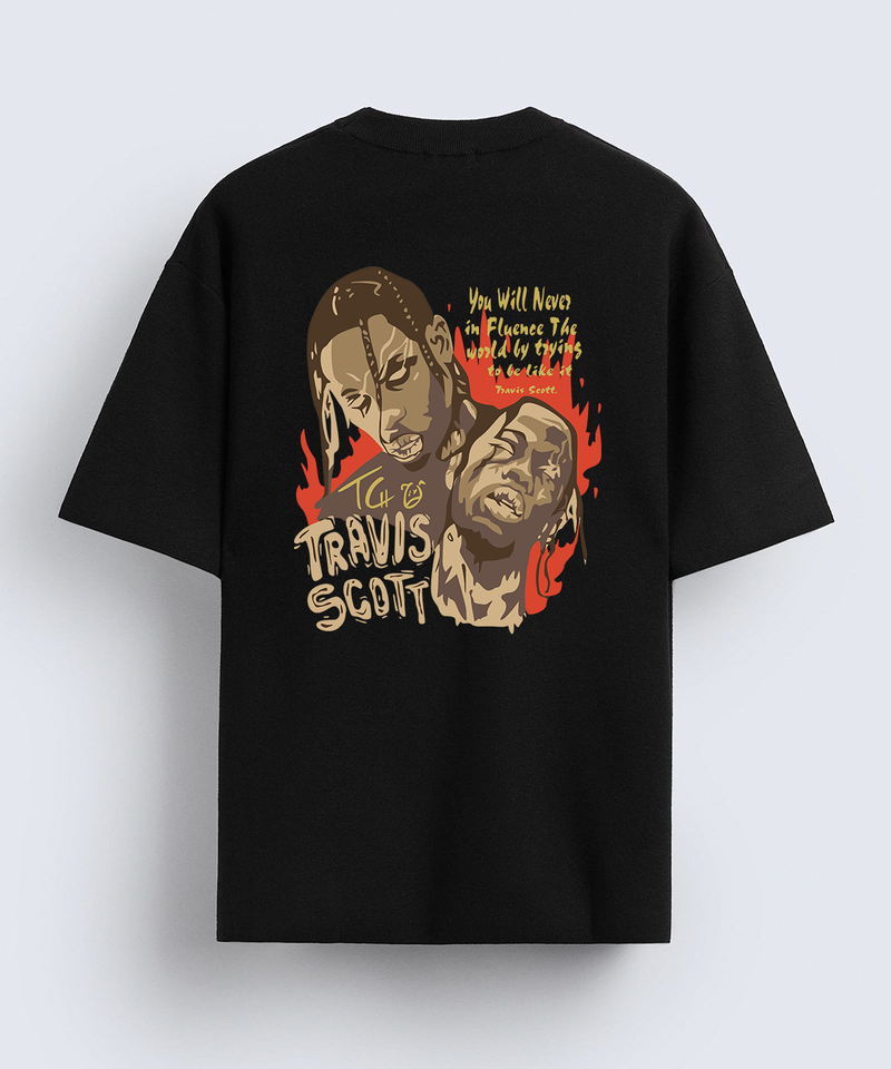 Travis Scott Influence - Oversized T-shirt