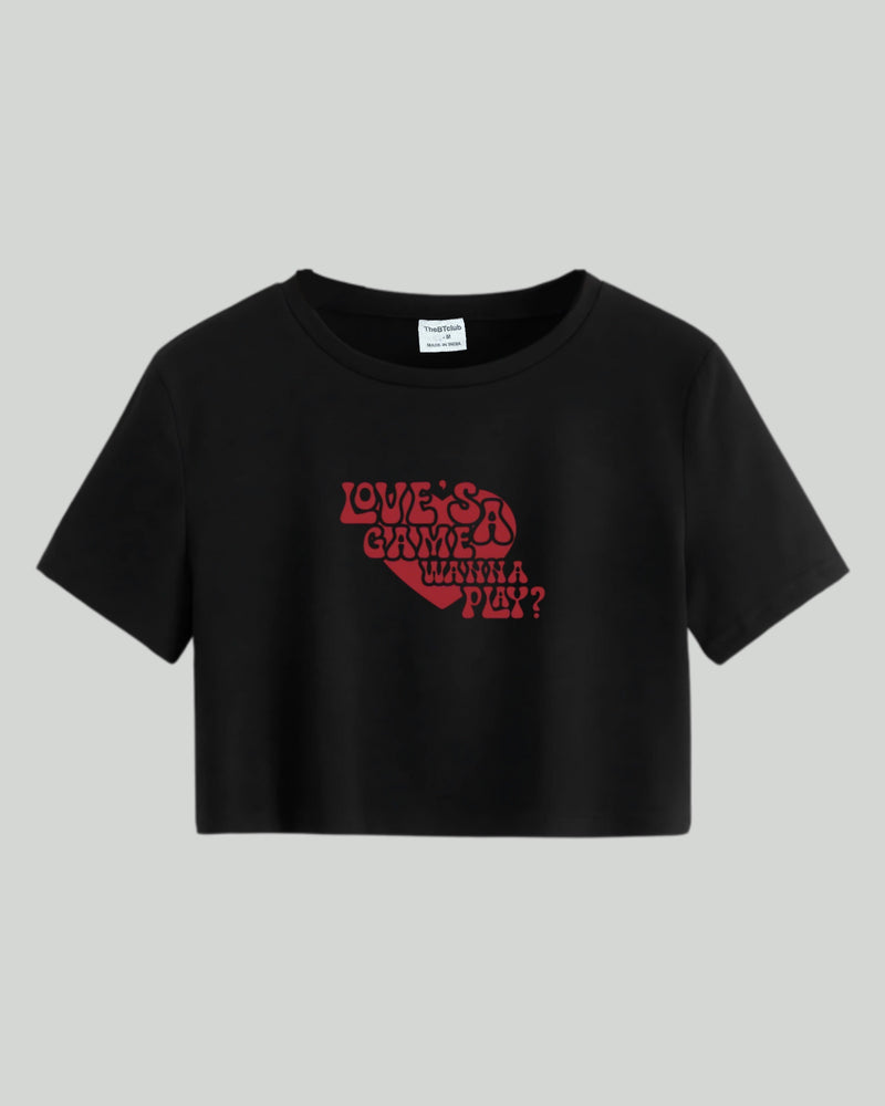 Wanna Play - Crop Top