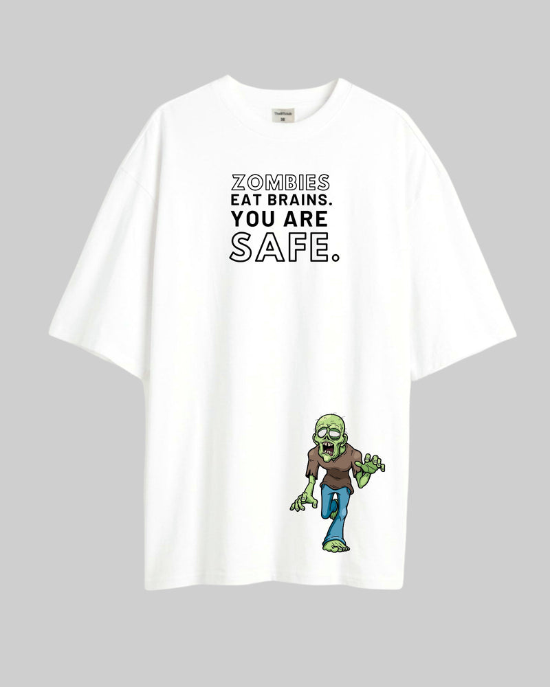 Zombies eat brains - Oversized T-shirt