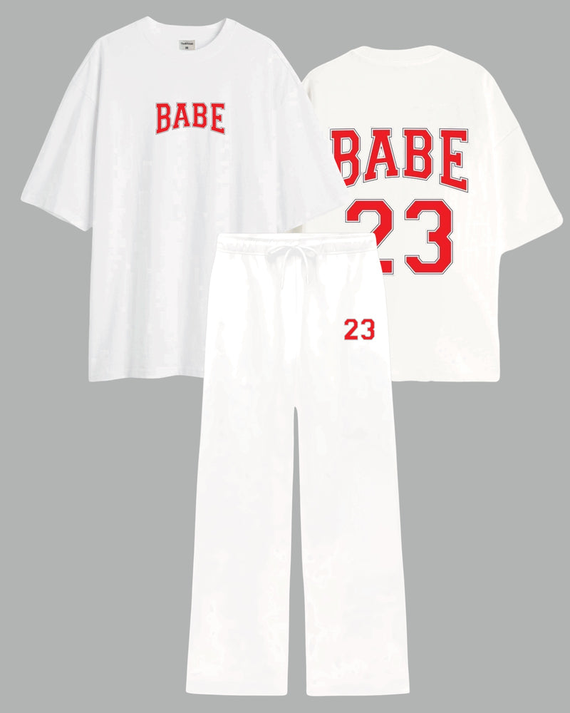 Babe - Straight Fit Co-ord Set