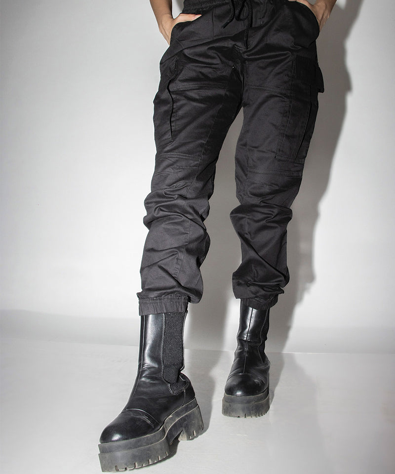 Unisex Cargo Joggers - Black