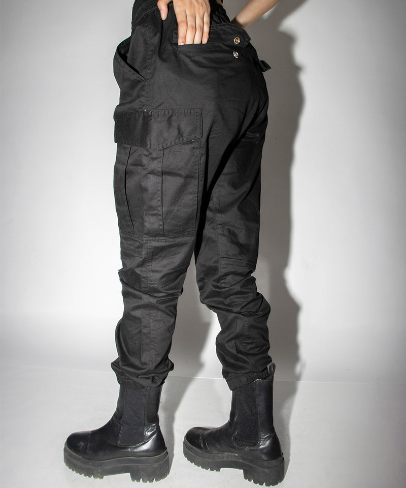 Unisex Cargo Joggers - Black