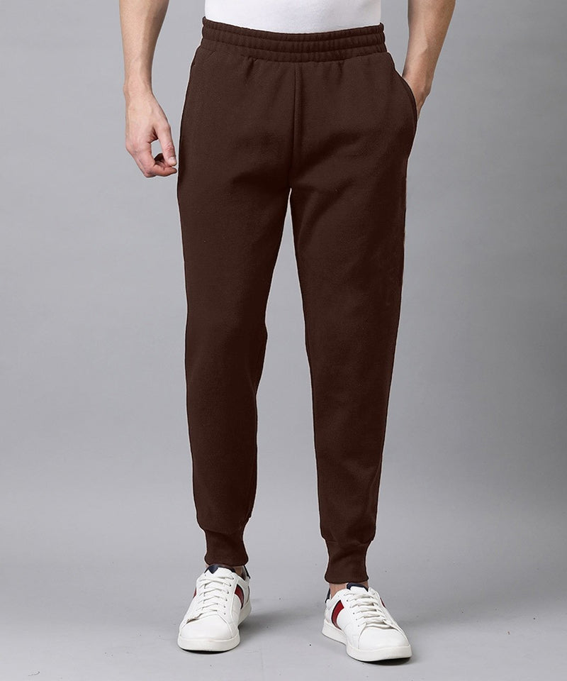 Dark brown - Basic  Winter Joggers