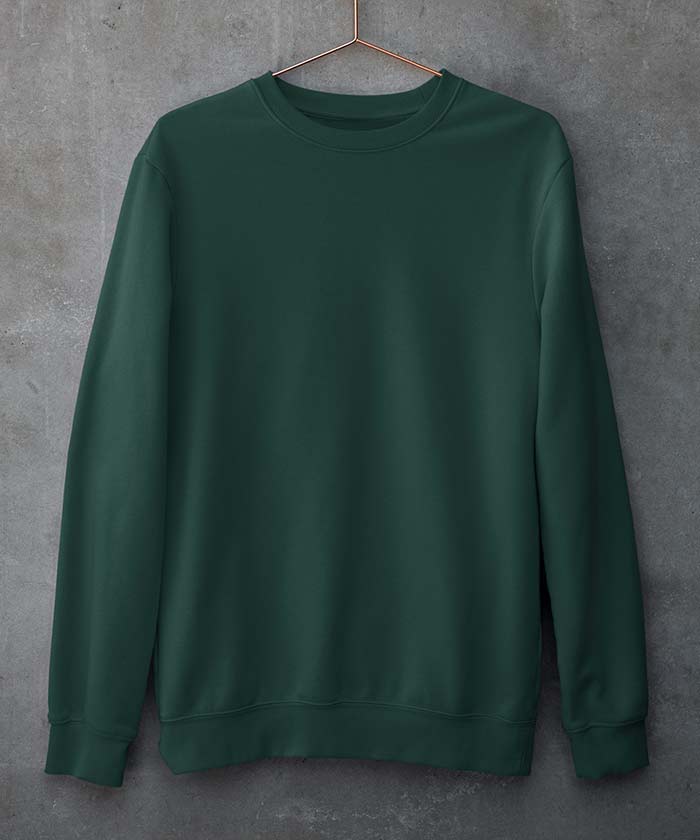 Dark green -  Basic Sweatshirt