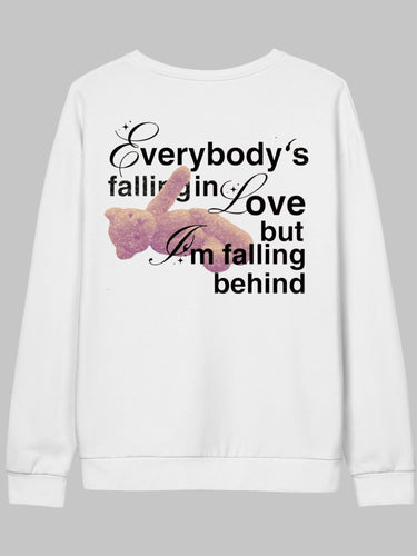 Falling Behind - Oversized Sweatshirt