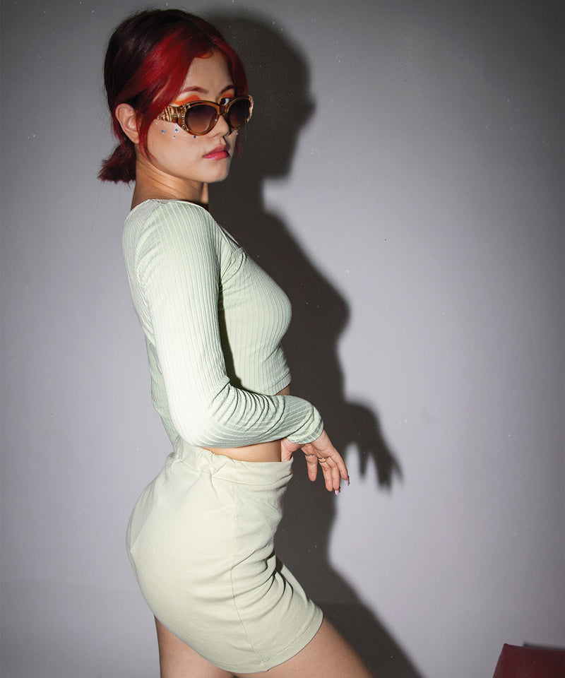 Ribbed Skirt