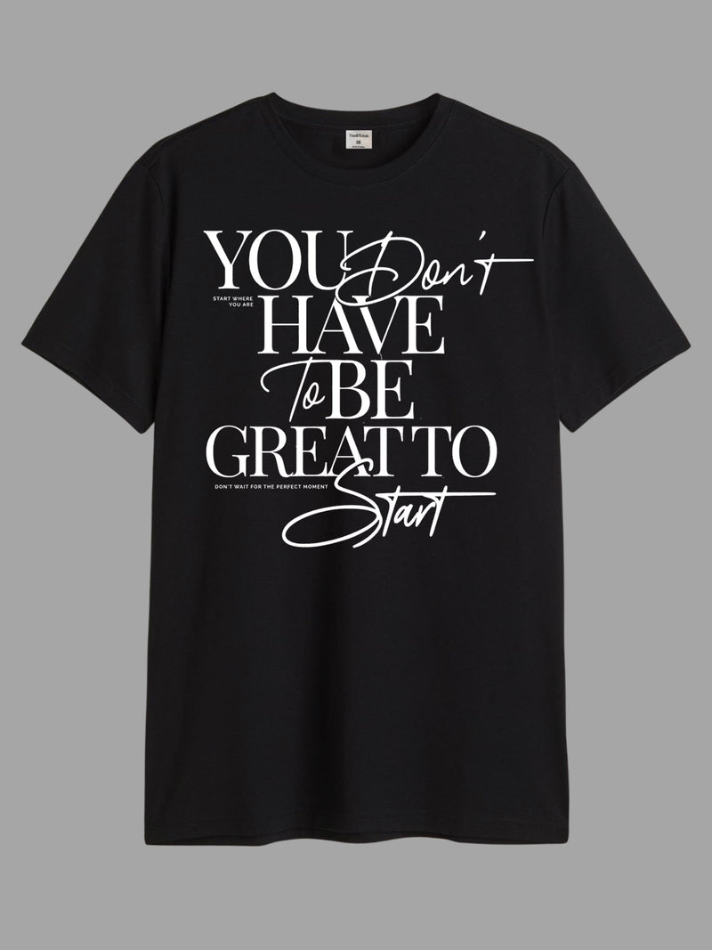 Great Start - Round Neck T-shirt