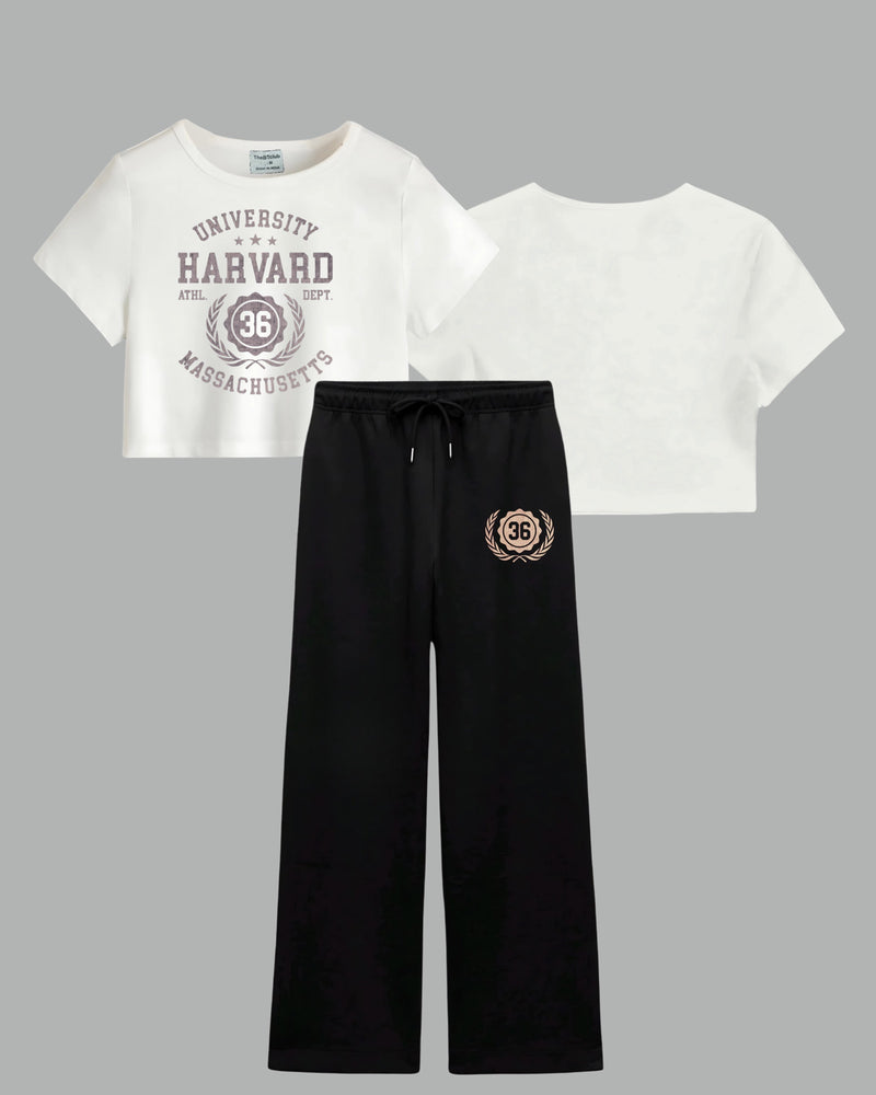 Harvard - Crop Co-ord Set