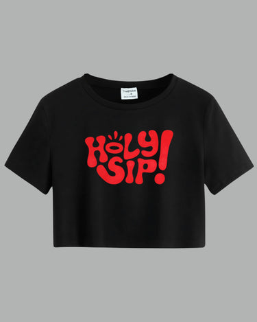 Holy sip - Crop Co-ord Set