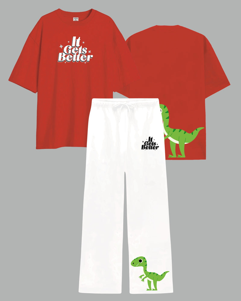 It gets better - Straight Fit Co-ord Set