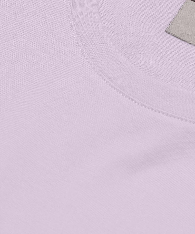 Round Neck  T-shirt -Lilac