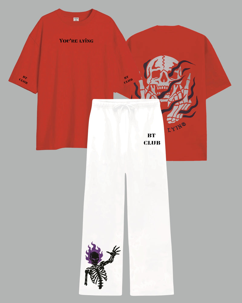 Lying - Straight Fit Co-ord Set