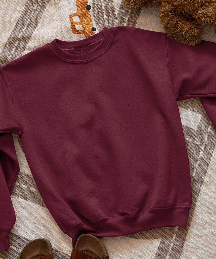 Maroon - Basic Sweatshirt