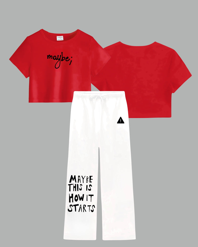 Maybe - Crop Co-ord Set
