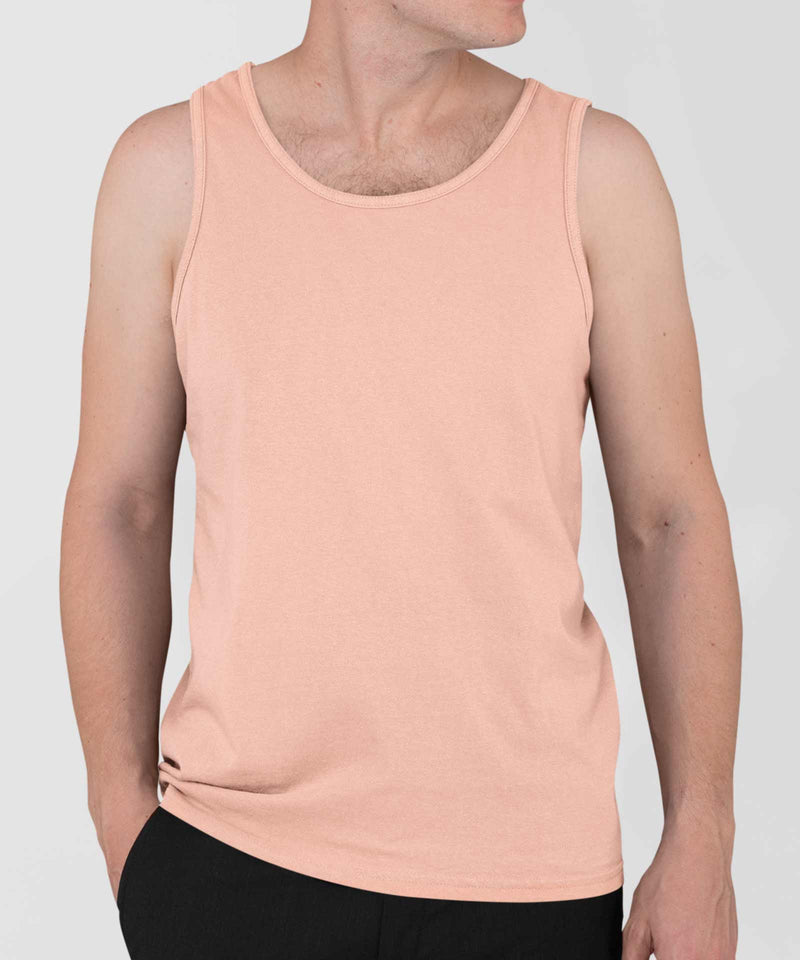 Men's Vest Top - Peach - TheBTclub