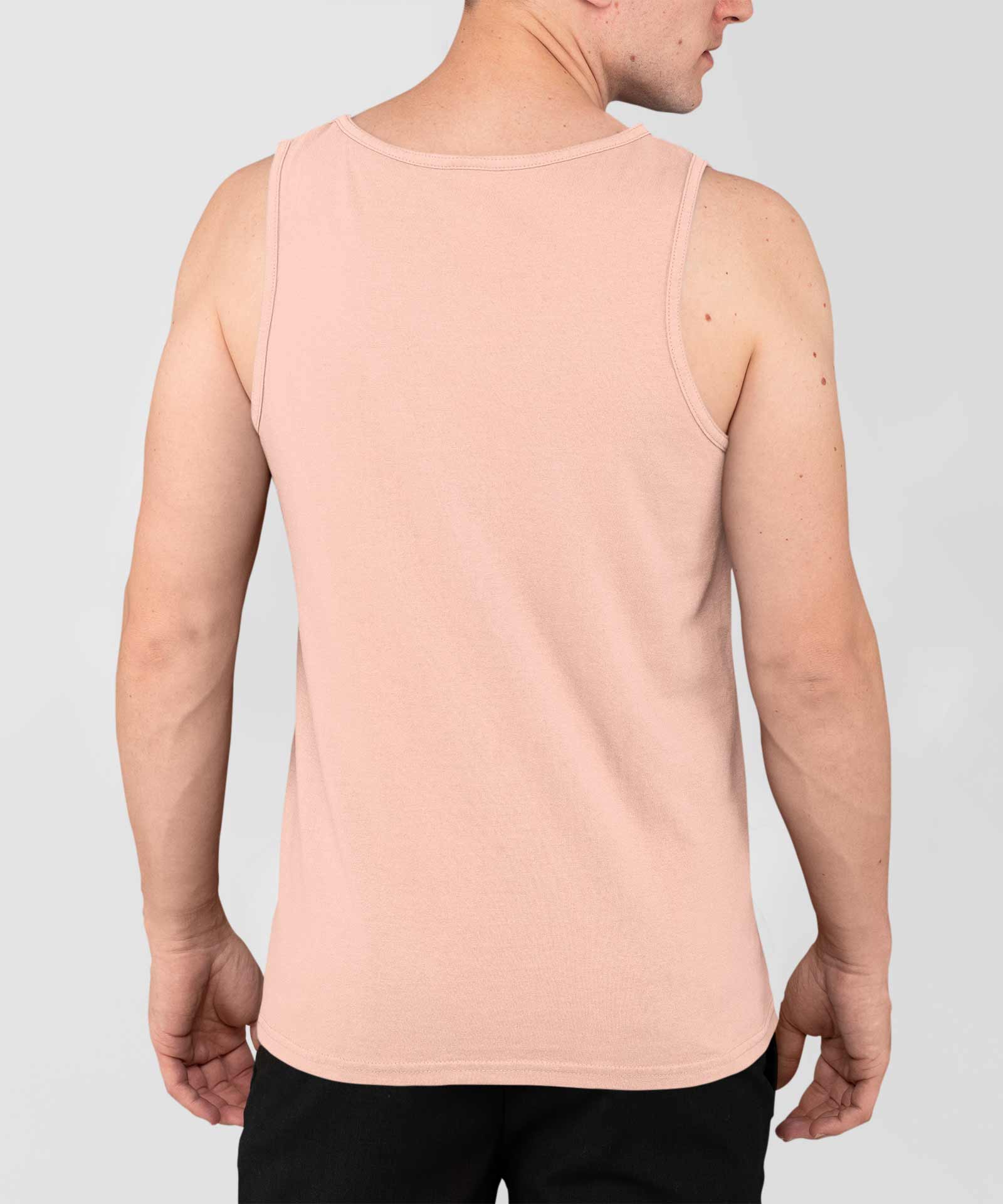 Men's Vest Top Peach