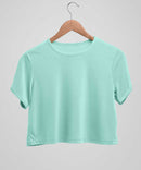 Mint Green - Solid - Crop top - TheBTclub