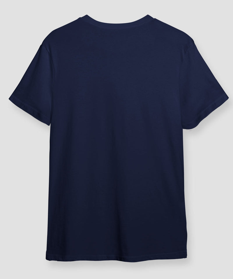 Round Neck  T-shirt - Navy blue
